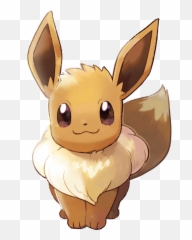 Pokemon Eevee Cute Common Sticker - Pokemon Eevee Emoji,Eevee Emoji