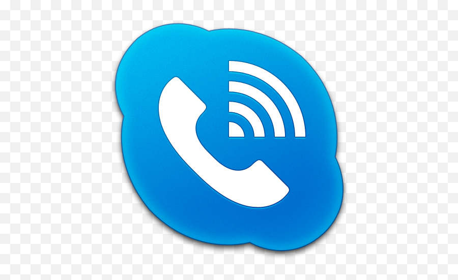 Skype Png Transparent Images - Skype Phone Icon Png Emoji,Skype Phone Emoticon