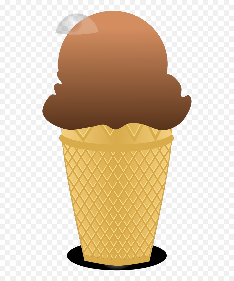 Ice Cream Cone Cliparts And Others Art - Ice Cream Cone Clip Art Small Emoji,Chocolate Ice Cream Emoji