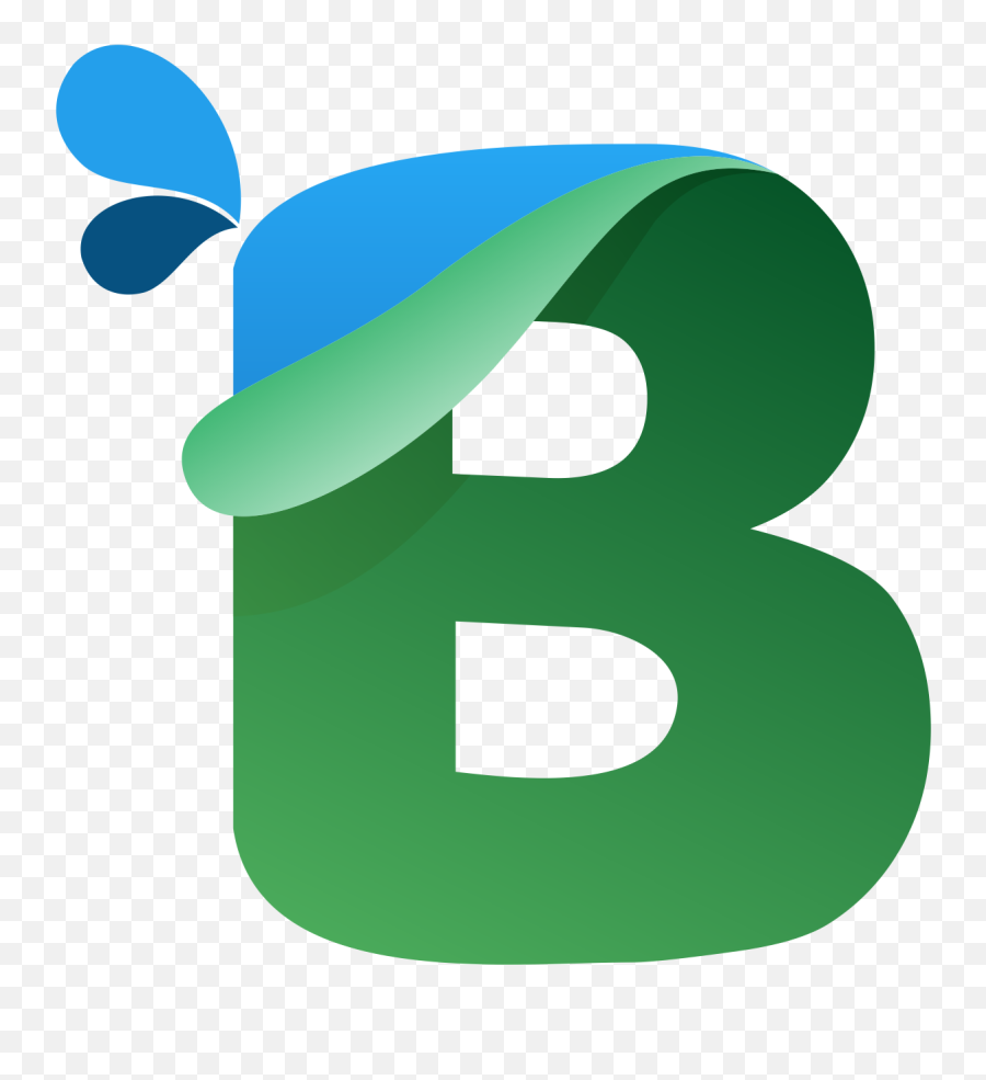 B Symbol Text - B Letter Logo Design Png Emoji,Karma Symbol Emoji