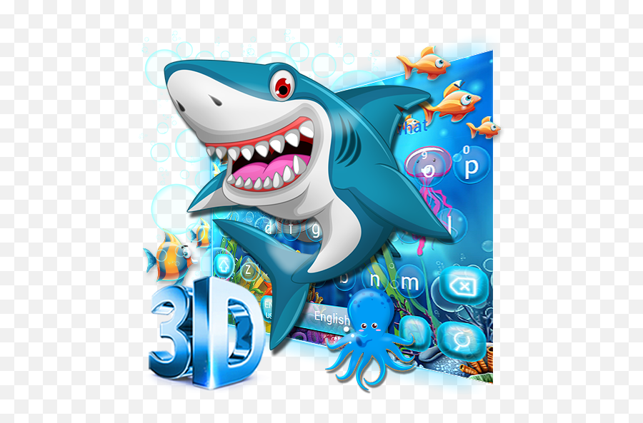 Underwater Shark Ripple Keyboard - Google Play Animada Imagen De Tiburon Emoji,Shark Emoji