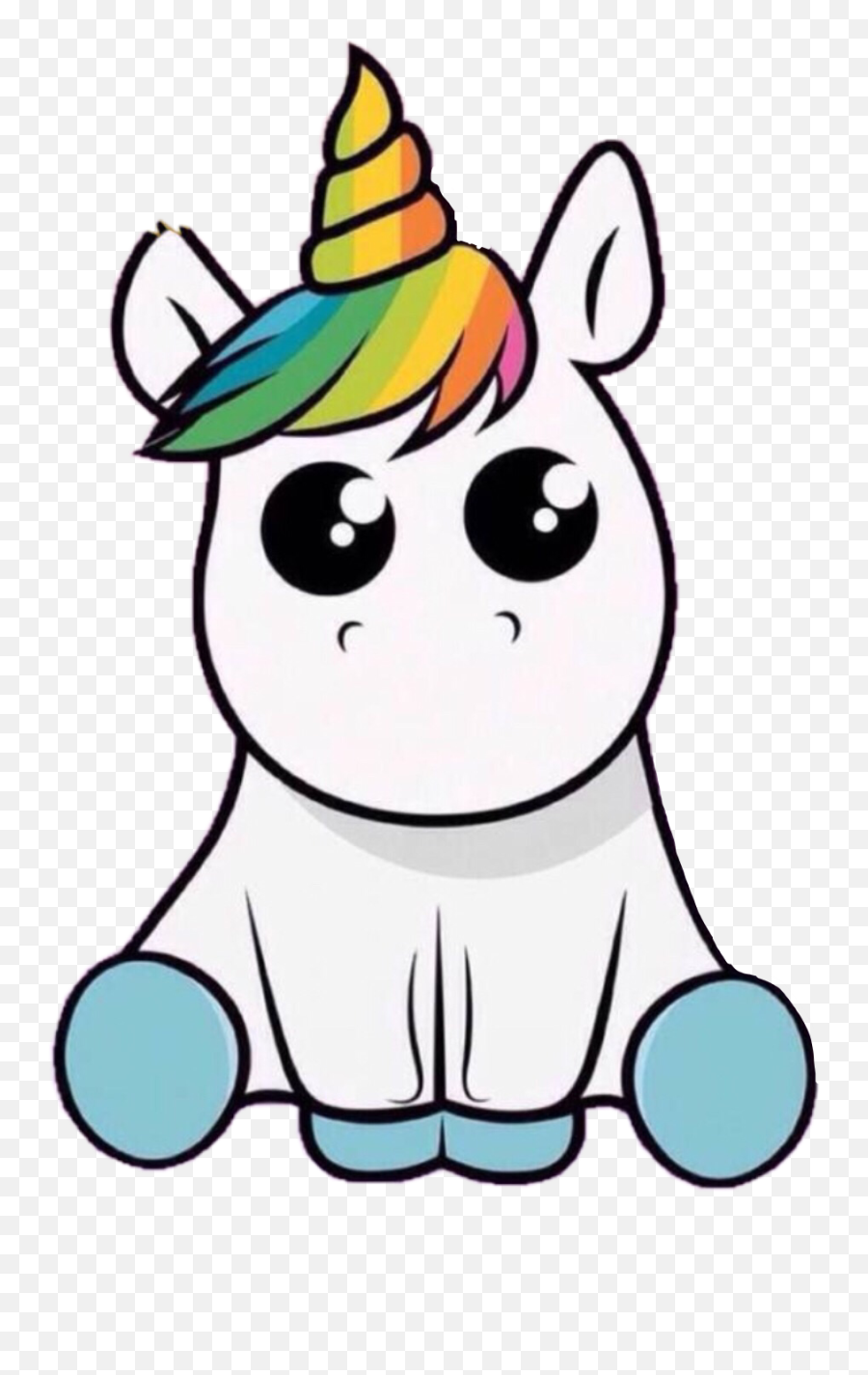 Unicorn Mimi Sticker - Fofos Desenhos De Unicórnio Emoji,Mimi Emoji