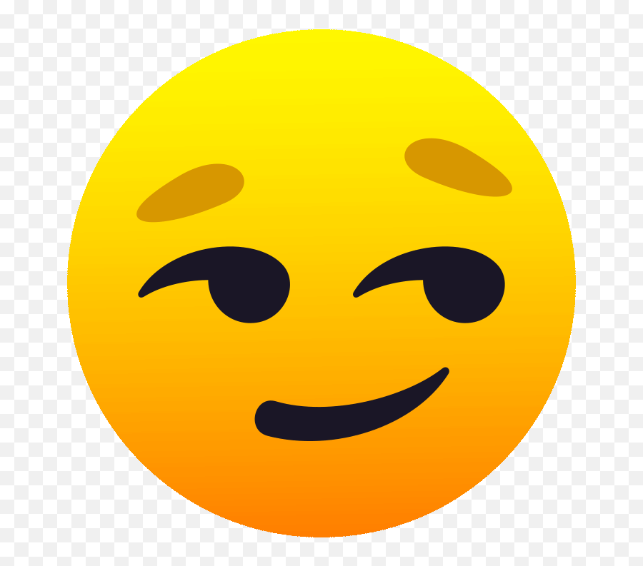 Emoji Smiling Face To Copy Paste - Smirk Face Gifs Emoji,Laughing Emoji .....