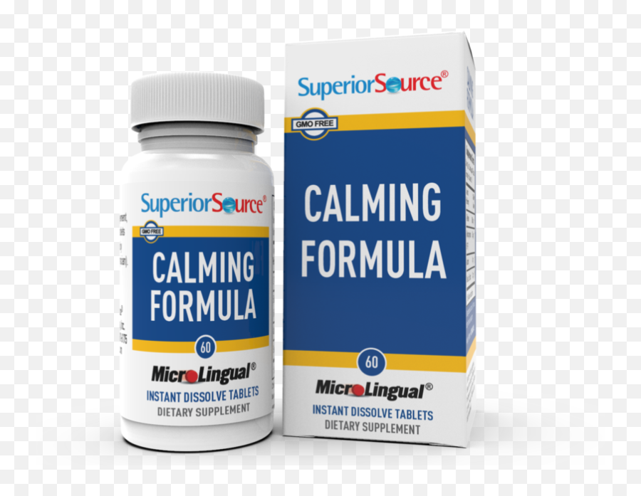 Superior Source Calming Formula Sleep - Product Label Emoji,Superior Flavors Emotions