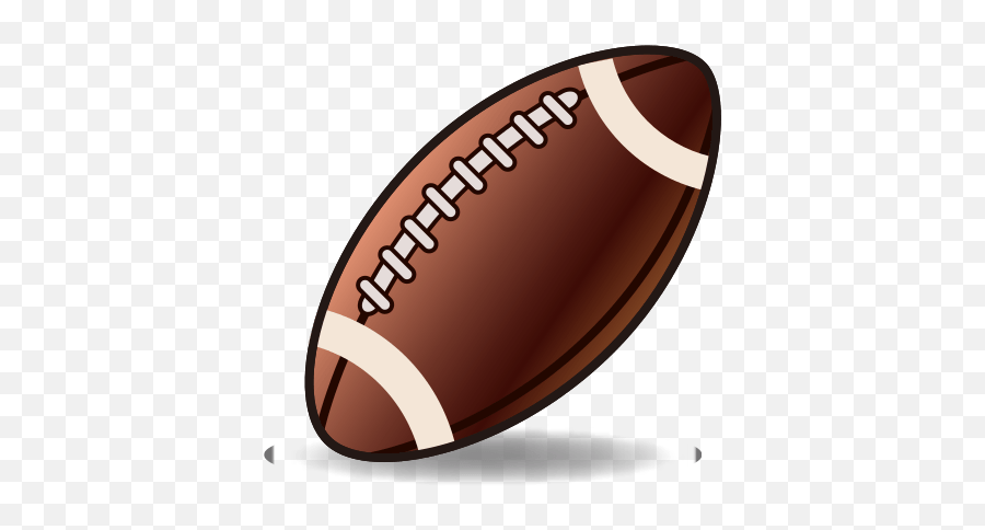 American Football - Ballon De Football Américain Dessin Emoji,Rugby Emoticon