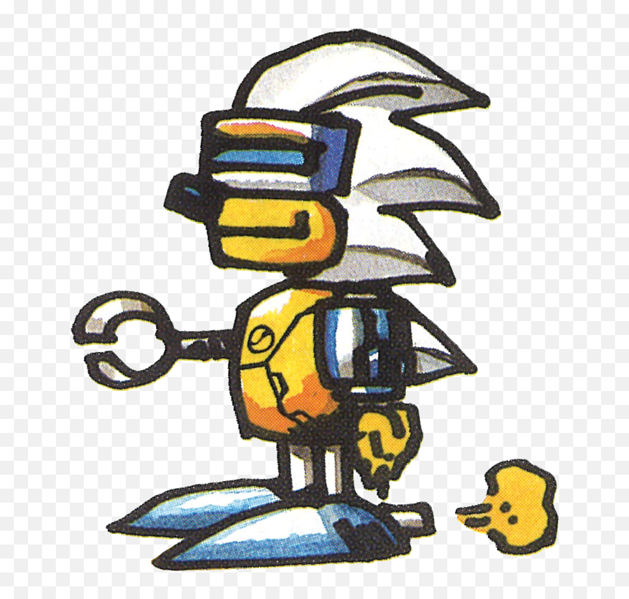 Silver Sonic - Bionic Sonic Emoji,Sonic Small Robot Emotion