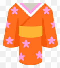 Kimono Emoji Clipart - Kimono Emoji,Emoji Robe