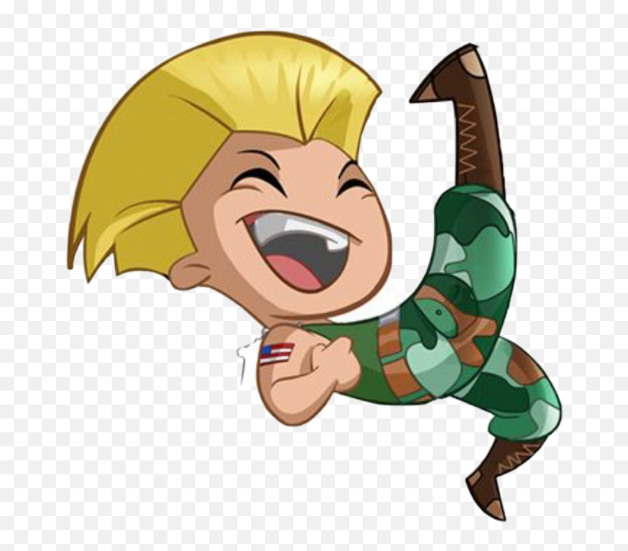 Discover Trending Streetfighter Stickers Picsart - Chibi Guile Street Fighter Emoji,Animated Emojis Street Fighter
