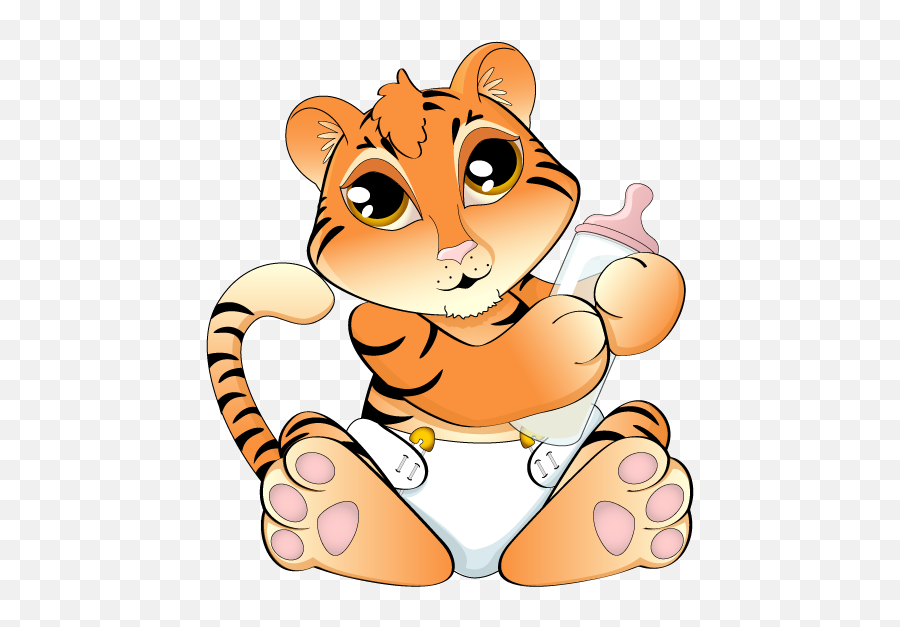 Clipart Babies - Clipartsco Animal Figure Emoji,Animated Emoticons Babies And Diapers