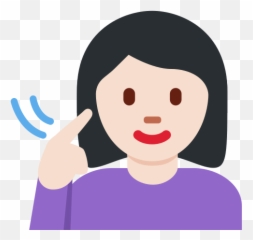 U200d Mulher Surda Com Tom De Pele Claro Emoji,Emoticon Pentagrama Com Circulo