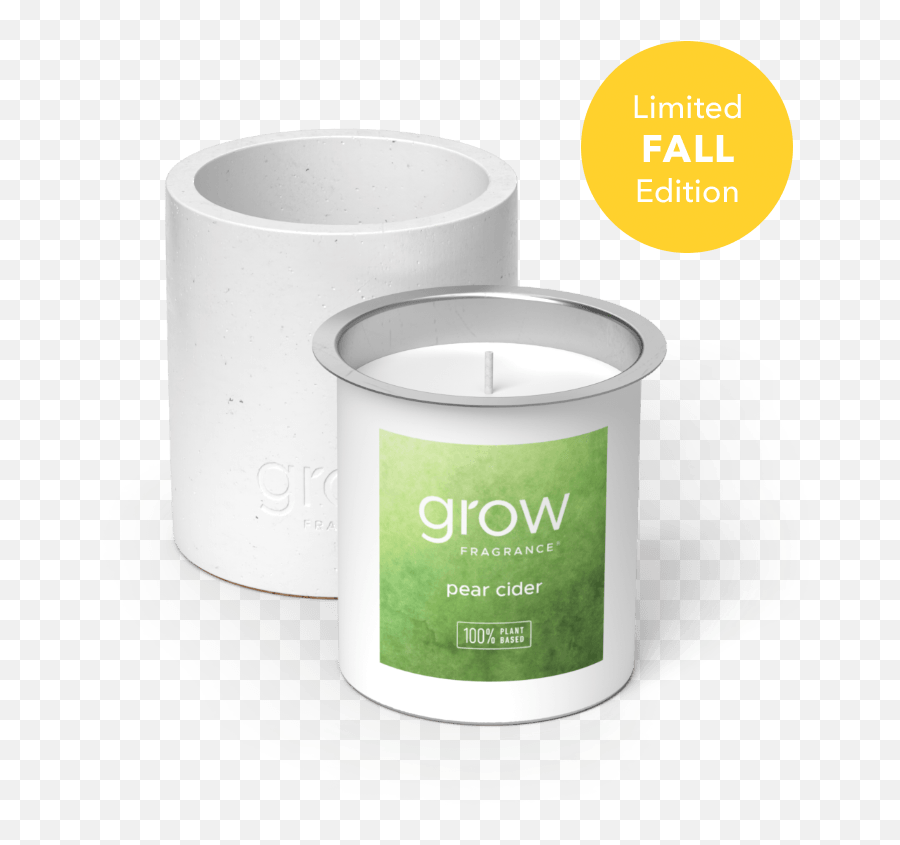 Pear Cider Candle U2013 Grow Fragrance Emoji,Cider Emoji