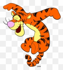 Tiger Winnie The Pooh - Clip Art Library Winnie The Pooh Tigger Jumping Emoji,Tigger Emoji