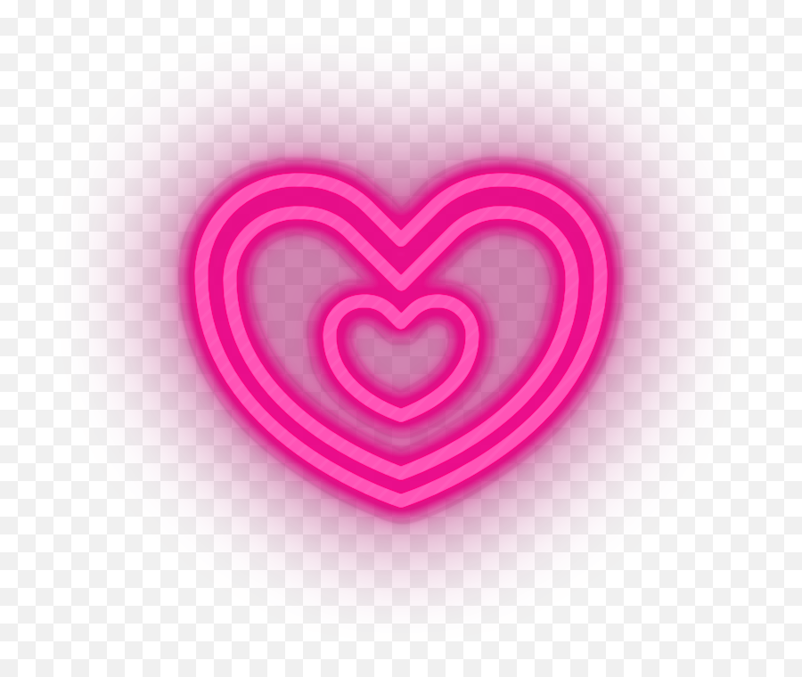 Heart Neon Sign - Valentine Day With Love Led Neon Decor Emoji,Heart Pounding Love Emojis