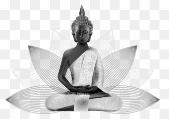 And On United Altered Lotus Buddhist States Buddha - Buddha With Lotus Background Emoji,Lotus Position Emoji