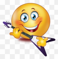 Musician Guitar Emoji - Emoji Guitar,Grandma Emoji