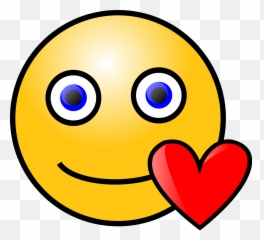 Smiley Emoticon Heart Love Clip Art - Smiley Love Emoji,Heart Face Emoji