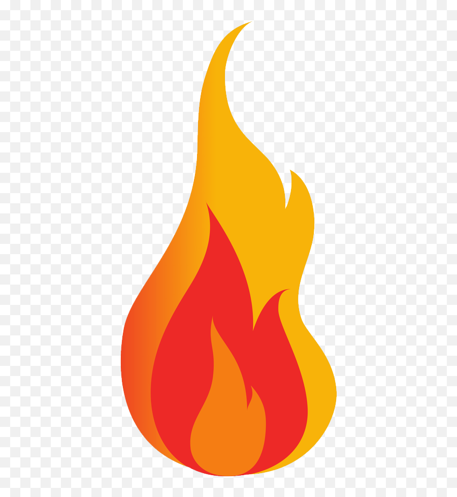 Clipart Flames Tongue Clipart Flames - Transparent Background Fire Clipart Png Emoji,Fire Tongue Emoji