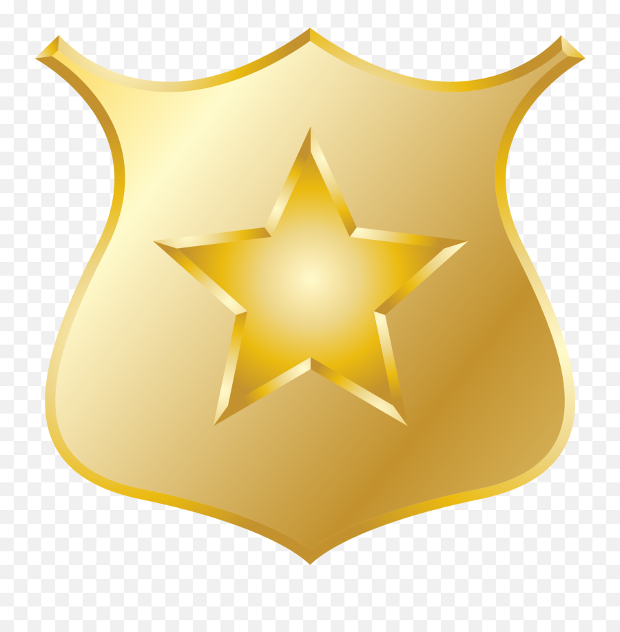 Blue Police Badge Clipart Kid 2 - Clipartix Transparent Fbi Badge Clipart Emoji,Cop Emoji