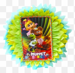 Piñata Circular 60 Cm - Party Day Fictional Character Emoji,Emoji La Pelicula Coraline Muppets
