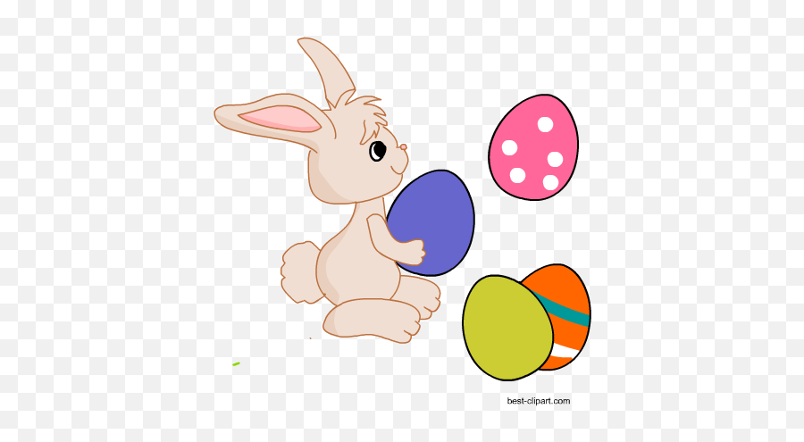 Easter Bunny Eggs And Chicks Clip Art - Dot Emoji,Free Easter Emojis
