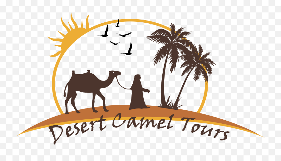 Library Of Sun Rise Over Desert Mountains Clipart Freeuse - Camel Logo Png Emoji,Palm Tree Cocktail Emoji