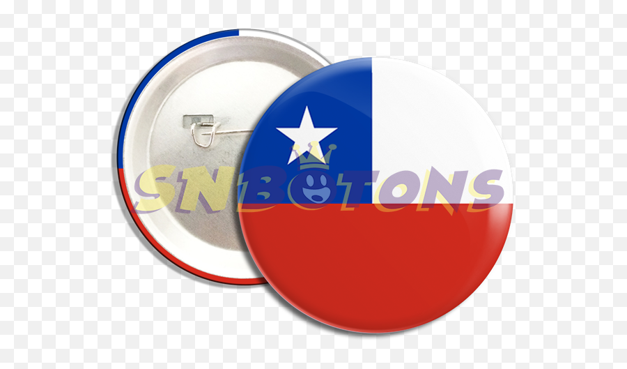 Boton - Botton Bandeira Do Chile Vertical Emoji,Emoji Bandeira Do Brasil