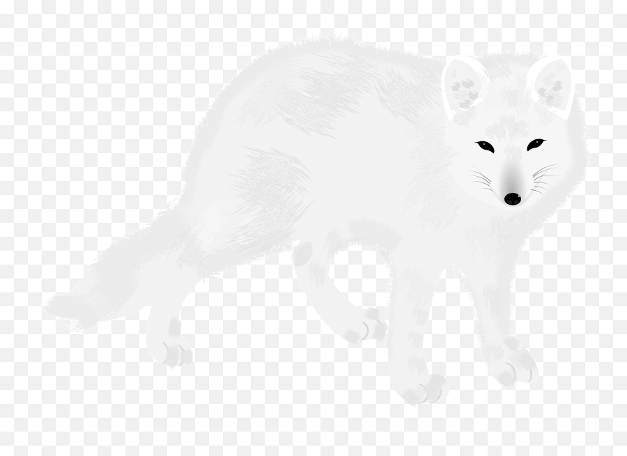 Arctic Fox Clipart - Clip Art Emoji,Arctic Fox Emoji