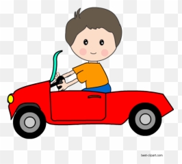 Free Car Clip Art Images And Graphics - Child Driving Car Cartoon Emoji,Car Driving Emoji