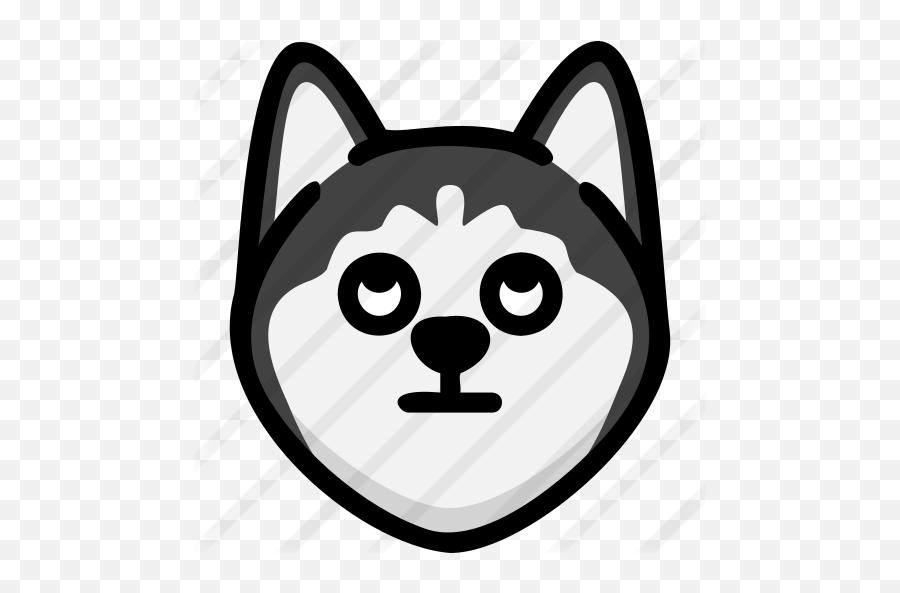 Rolling Eyes - Free Animals Icons Husky Emoji,Eye Roll Emoji Png
