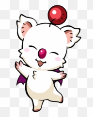 Ftestickers Moogle Finalfantasy Sticker - Cute Final Fantasy Moogle Emoji,Moogle Emoji