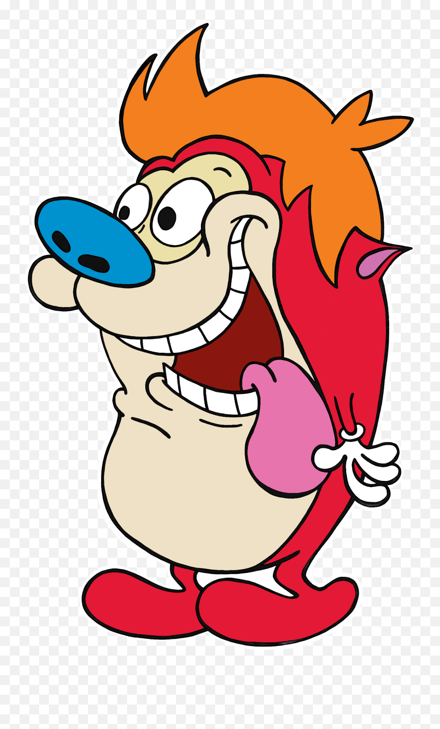 Stimpy Fry Renandstimpy Sticker - Stimpy Fry Emoji,Fry Futurama Emoji