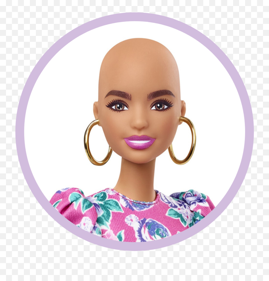 A Barbie Doll With No Hair - Barbie No Hair Emoji,Emotions Mattel Doll