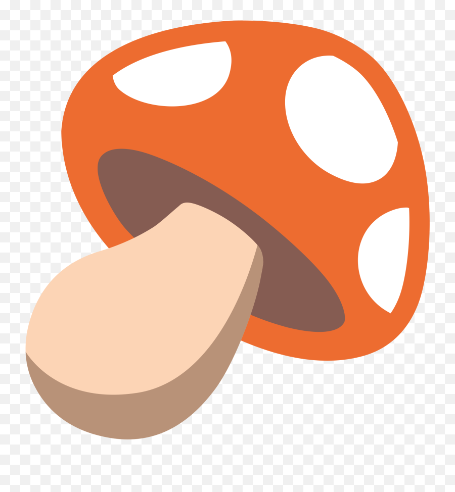 Mushroom Emoji Clipart Free Download Transparent Png - Google Mushroom Emoji,Peanuts Emojis Free