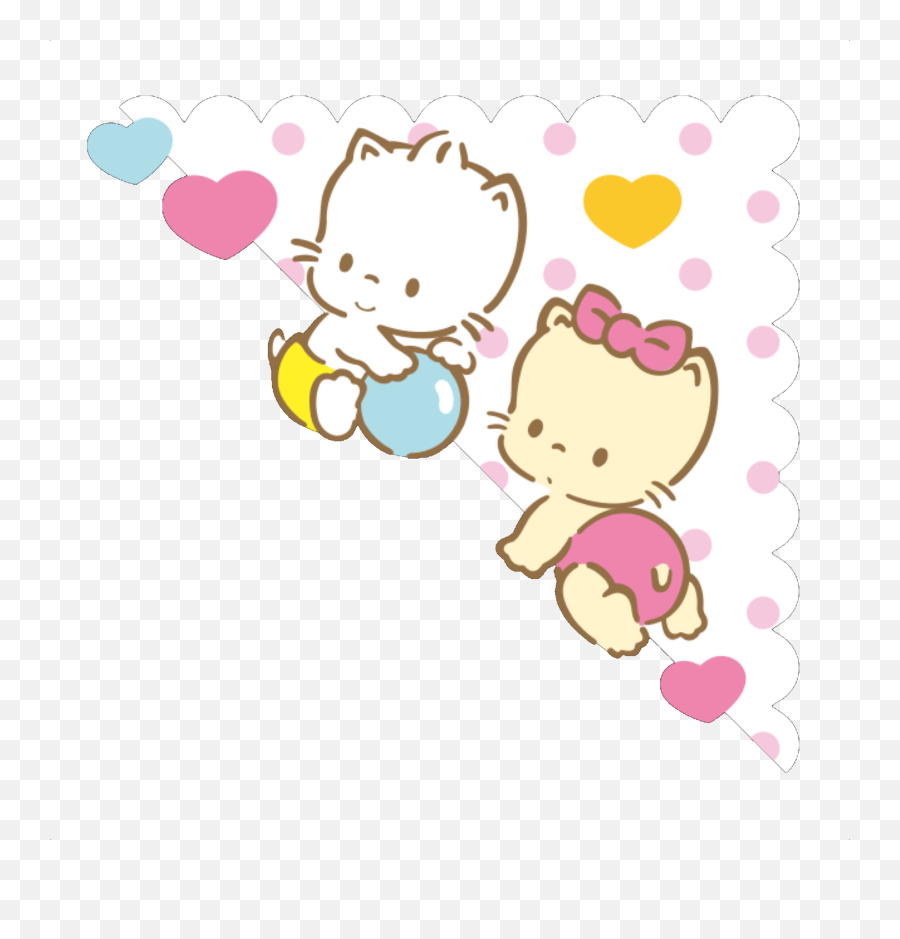 Sanrio All - Stars Fancy Mix Hello Kitty Little Twin Stars Cinnamoroll Easter Emoji,Hello Kitty Happy Birthday Emoticon