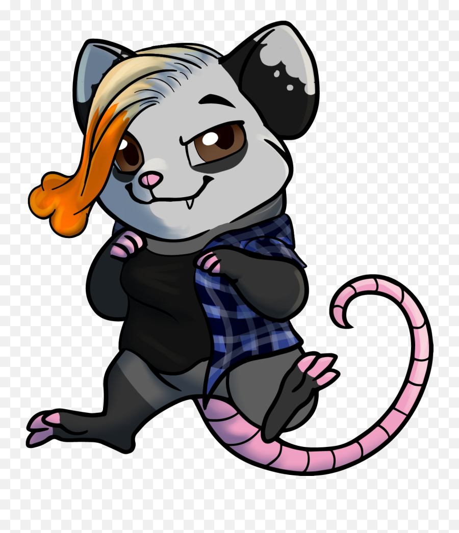 Tumblr Otz10msl9e1ur3k6wo1 1280 - Fictional Character Emoji,Opossum Emoji