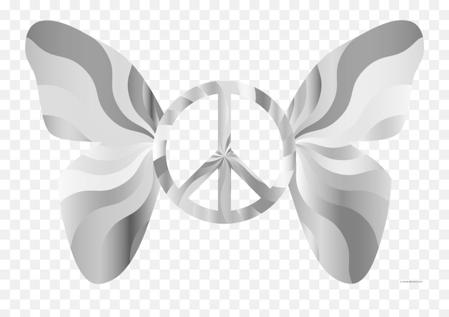 Peace Clipart Butterfly Peace Butterfly Transparent Free - Peace Logo With Butterfly Emoji,Groovy Emoji