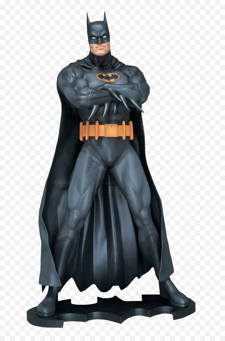 Classic Batman Dark Blue Life Size Statue - Pre Owned Life Size Statue Classic Batman Emoji,The Range Of Batman's Emotions