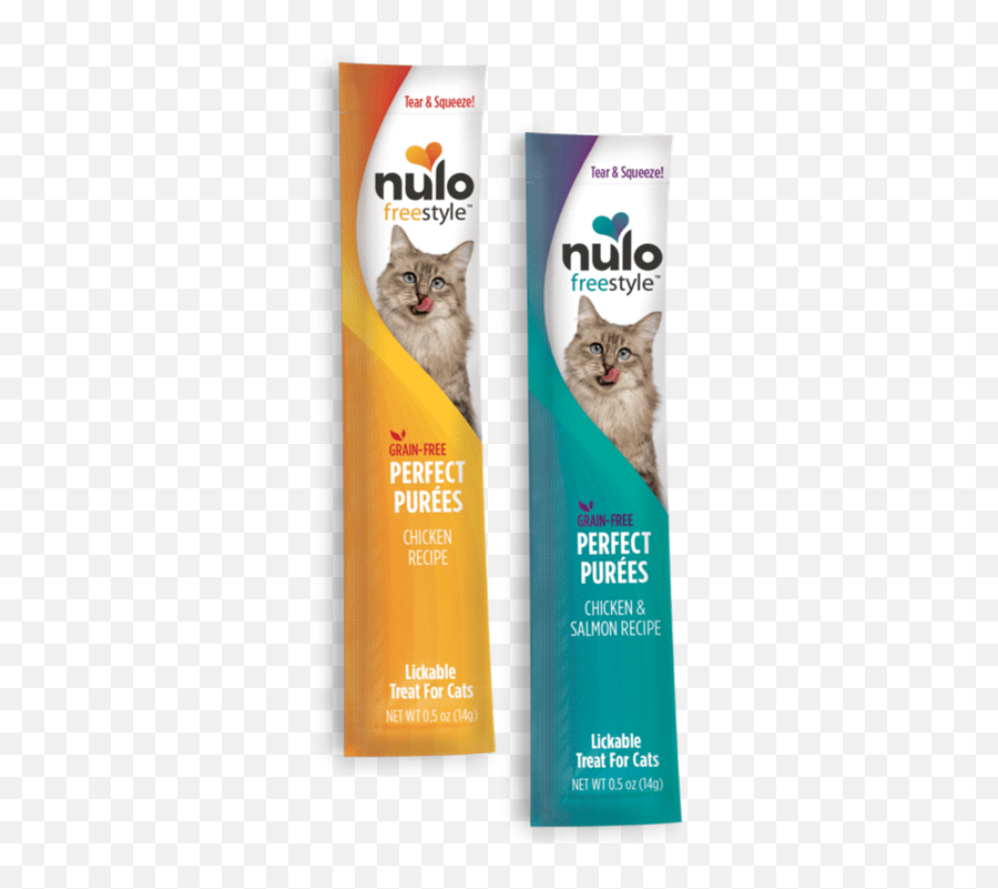 What Kind Of Cats And Dogs Get Pet Parfaits Lucky Ones - Nulo Cat Treat Puree Emoji,Cat Ears Sense Your Emotion