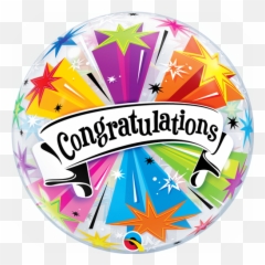 Congratulations Banner Bubble Balloon Balloons Tavistock - Congraulations Bubble Balloon Emoji,Congrats Balloon Emoticon