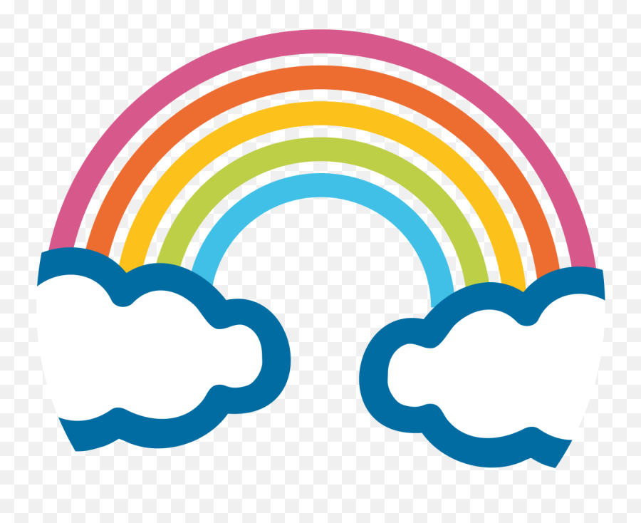 Rainbow Emoji - Rainbow Twitter Emoji,Rainbow Emoji
