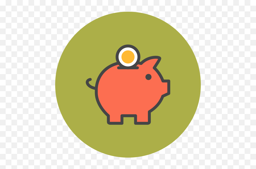 Money Pig Free Icon Of Flat - Line Ecommerce Money Pig Icon Png Emoji,Whatsapp Emoticon Pig Snoot