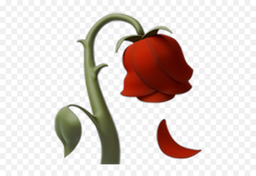 Emoji Sticker - Dead Rose Emoji Transparent,Bell Emoji Sticker