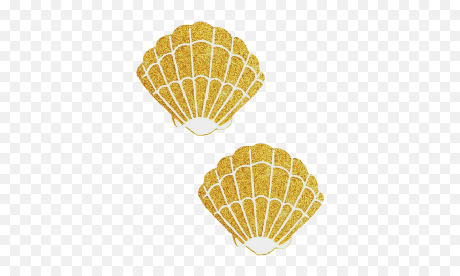 Pasties 2019 V2 For Womenu0027s Rave Clothing U0026 Edm Festival - Gold Sea Shell Clipart Emoji,Clam Shell Emoji