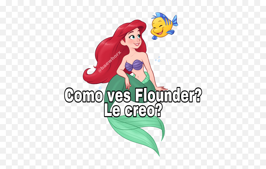 Princesas Random Emoji,Mermaid Emoji Red