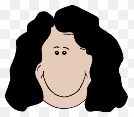 Smiley Clipart Woman Smiley Woman Transparent Free For - Dark Hair Clipart Emoji,Seductive Face Emoji