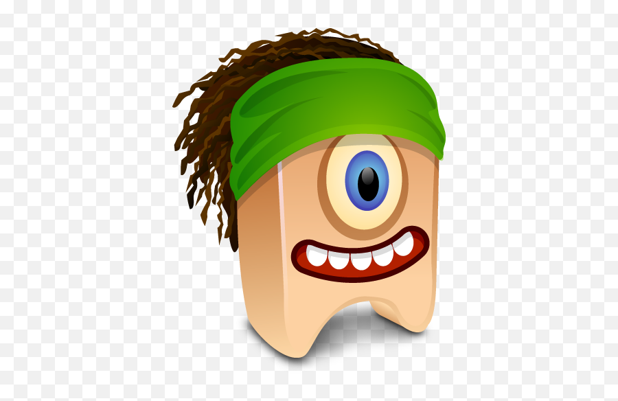 Small Oneeyed Monster Beast 7060 Free Eps Download 4 Vector Emoji,Free Emoticon Clip Art With Hair