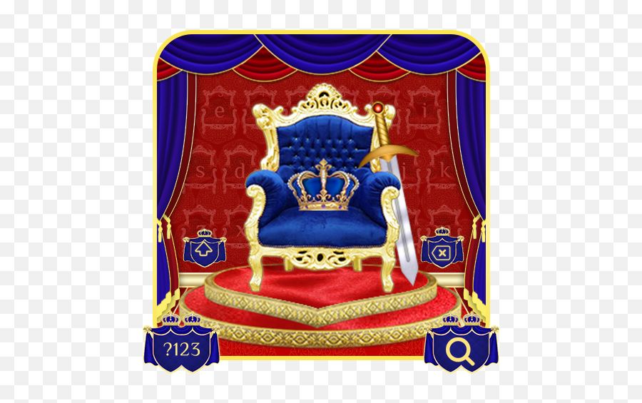 Sovereign Royal Throne Keyboard Theme - Furniture Style Emoji,Iron Throne Emoji