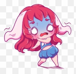 Cute Bunny Girlu201d Stickers Set For Telegram Emoji,Bunny Girl Emoji