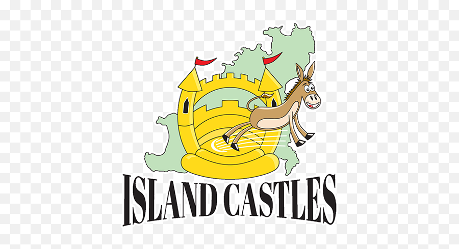 Combo Castles - Island Castles Inflatable Hire Guernsey Fiction Emoji,Emoji Castle And Book