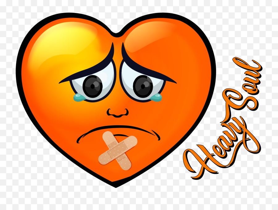 Orange Sad Face Tee Heavy Soul Emoji,Rumor Emoji